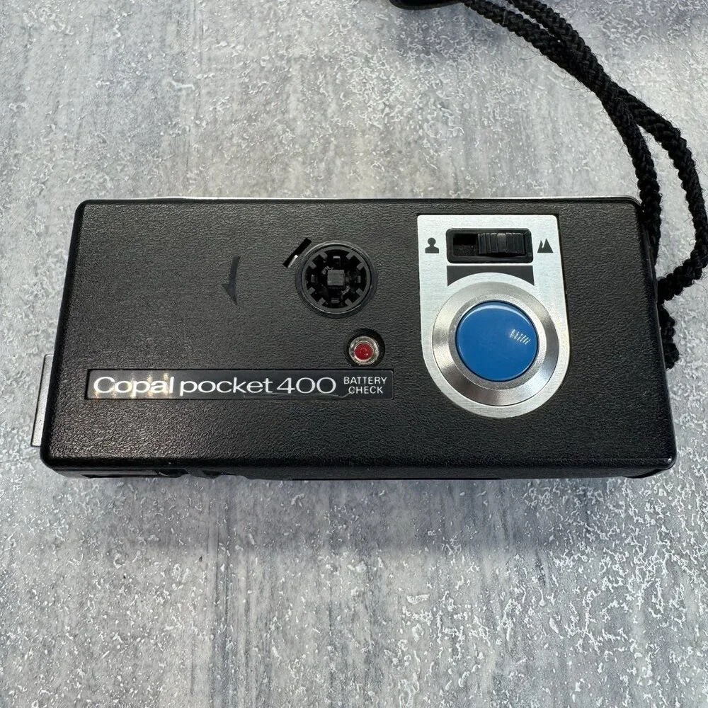 Vintage Rare - Copal Pocket 400 110 Film Point & Shoot Camera w/ Case Untested - Picture 4 of 9